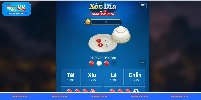 Bật mí bí kíp thắng lớn trong Xóc Đĩa MU88