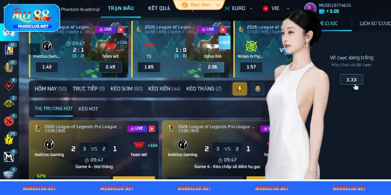 Các trò chơi điện tử nổi bật tại E - Sports MU88