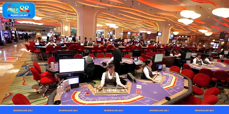 Các trò chơi phổ biến trong khu vực Casino MU88