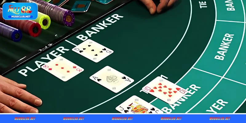 Cách chơi và quy tắc tính điểm Baccarat MU88