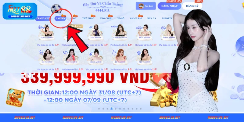 Khái quát về khu vực Casino MU88